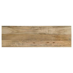 Home & Sleep Outlet - Benton Rectangular Solid Wood Sofa Console Table Natural
