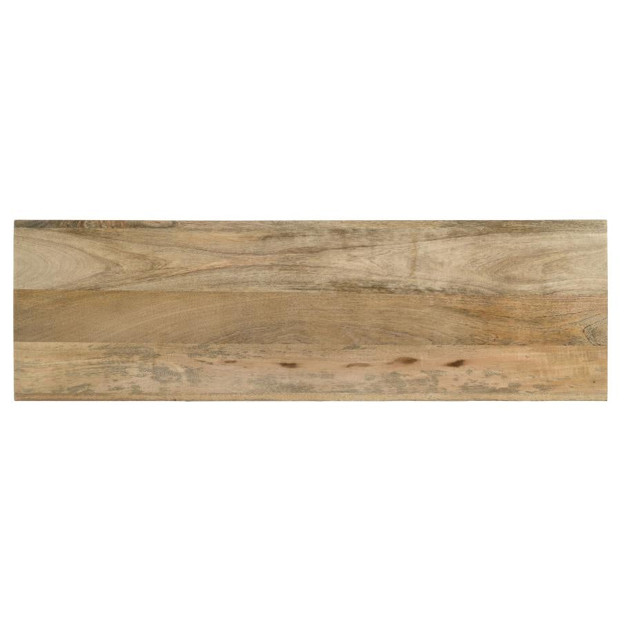 Home & Sleep Outlet - Benton Rectangular Solid Wood Sofa Console Table Natural