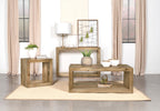 Home & Sleep Outlet - Benton Rectangular Solid Wood Sofa Console Table Natural