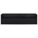 Rutland 78-inch 3-drawer TV Stand Media Console Black