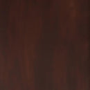 Jenna Round Marble Top Mango Wood Side End Table Brown