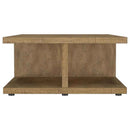 Cortona Square Engineered Wood Cocktail Coffee Table Mango