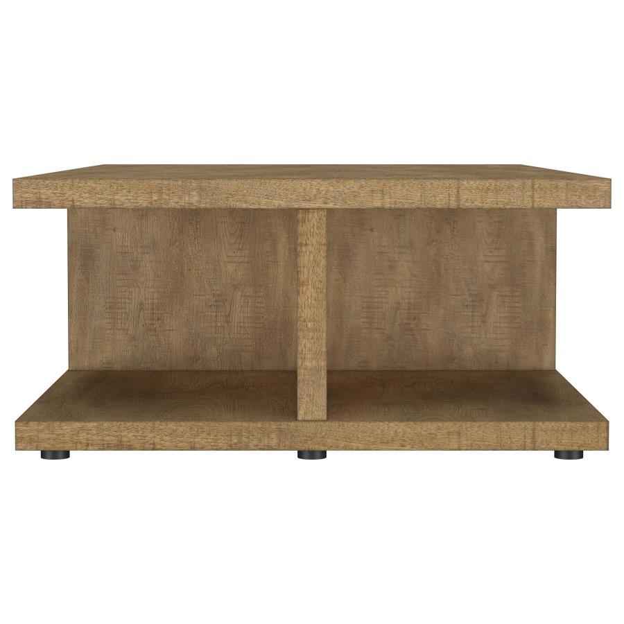 Cortona Square Engineered Wood Cocktail Coffee Table Mango
