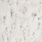 Home & Sleep Outlet - Haven Round Genuine White Marble Top End Side Table Black
