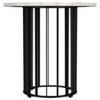 Home & Sleep Outlet - Haven 2-piece Round Marble Coffee and End Table Set Black