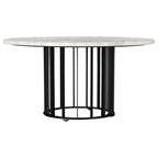 Home & Sleep Outlet - Haven 3-piece Round Marble Coffee and End Table Set Black