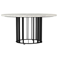Haven 3-piece Round Marble Coffee and End Table Set Black