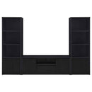 Winfield 3-piece Entertainment Center 60-inch TV Stand Black