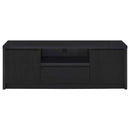 Winfield 60-inch 2-door TV Stand Media Console Black
