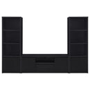 Winfield 60-inch 2-door TV Stand Media Console Black