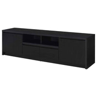 Winfield 78-inch 2-door TV Stand Media Console Black
