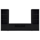 Winfield 78-inch 2-door TV Stand Media Console Black