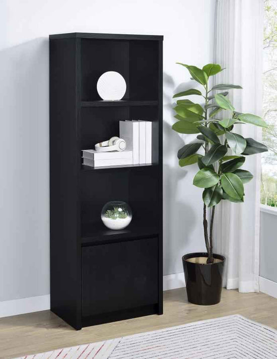 Winfield 3-shelf Media Tower Entertainment Pier Black