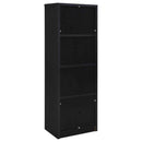 Winfield 3-shelf Media Tower Entertainment Pier Black