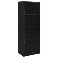 Winfield 3-shelf Media Tower Entertainment Pier Black