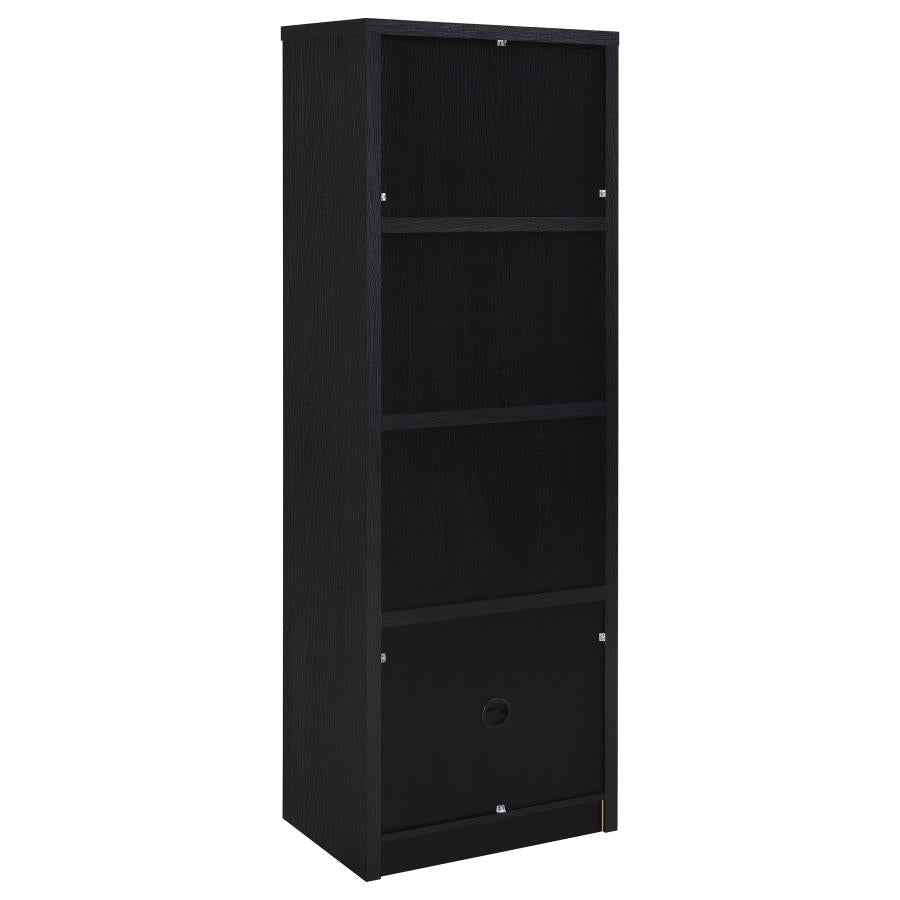Winfield 3-shelf Media Tower Entertainment Pier Black