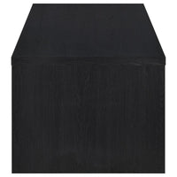 Knapp Lift Top Cocktail Coffee Table with Dual Drawers Black