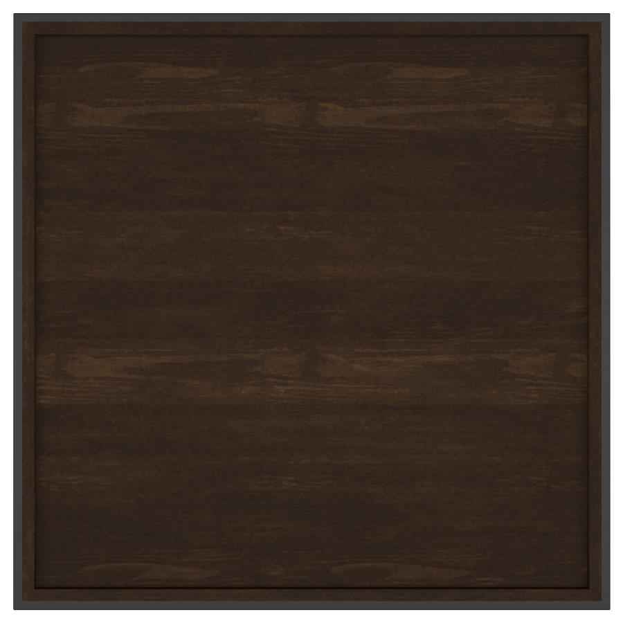 Fulton 30-inch Square Mango Wood Coffee Table Dark Brown