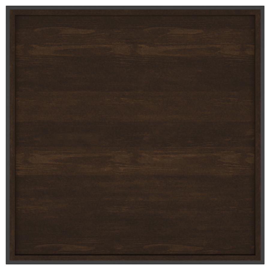 Home & Sleep Outlet - Fulton 30-inch Square Mango Wood Coffee Table Dark Brown