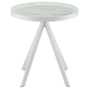 Briggs 2-piece Round Coffee and End Table Set White