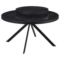 Briggs 3-piece Round Coffee and End Table Set Black