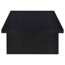 Max Rectangular Engineered Laminate Coffee Table Black