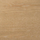 Ottowa Round Wood Side End Table with Shelf Light Oak