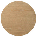 Ottowa 3-piece Round Wood Coffee Table Set Light Oak