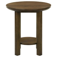 Ottowa 3-piece Round Wood Coffee Table Set Brown
