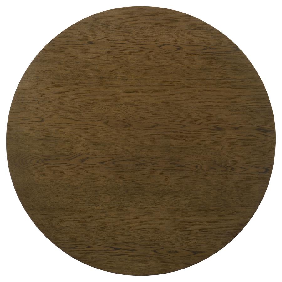 Home & Sleep Outlet - Ottowa 35-inch Round Wood Cocktail Coffee Table Brown