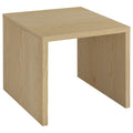 Home & Sleep Outlet - Canoga Engineered Wood Accent Side End Table Light Oak
