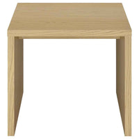 Canoga Engineered Wood Accent Side End Table Light Oak