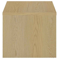 Canoga Engineered Wood Accent Side End Table Light Oak