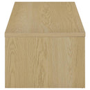 Canoga 2-piece Lift Top Cocktail Coffee Table Set Light Oak