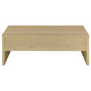Canoga Engineered Wood Lift Top Coffee Table Light Oak