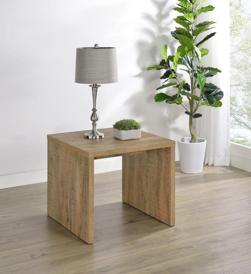 Home & Sleep Outlet - Canoga Engineered Wood Accent Side End Table Mango