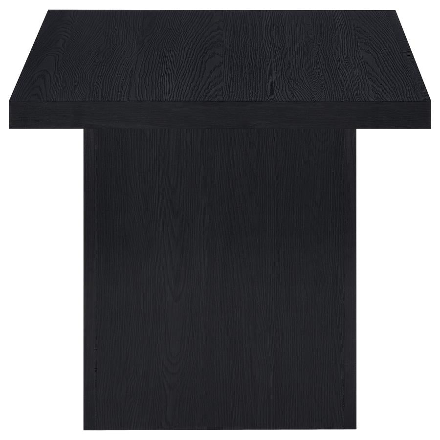 Home & Sleep Outlet - Devar 2-piece Square Cocktail Coffee End Table Set Black