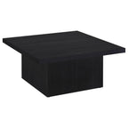 Home & Sleep Outlet - Devar 2-piece Square Cocktail Coffee End Table Set Black