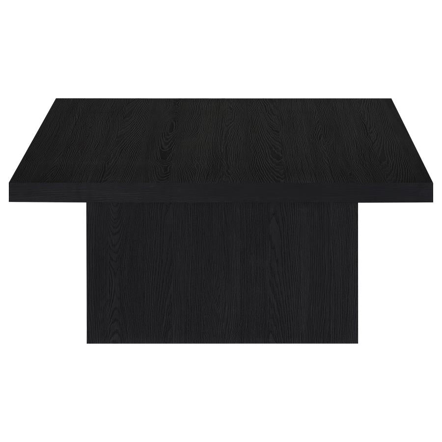 Home & Sleep Outlet - Devar 2-piece Square Cocktail Coffee End Table Set Black
