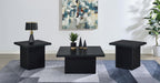 Home & Sleep Outlet - Devar 3-piece Square Cocktail Coffee End Table Set Black