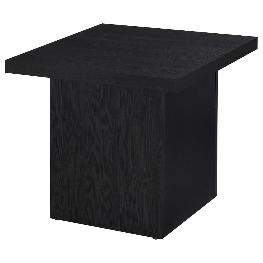 Home & Sleep Outlet - Devar 3-piece Square Cocktail Coffee End Table Set Black