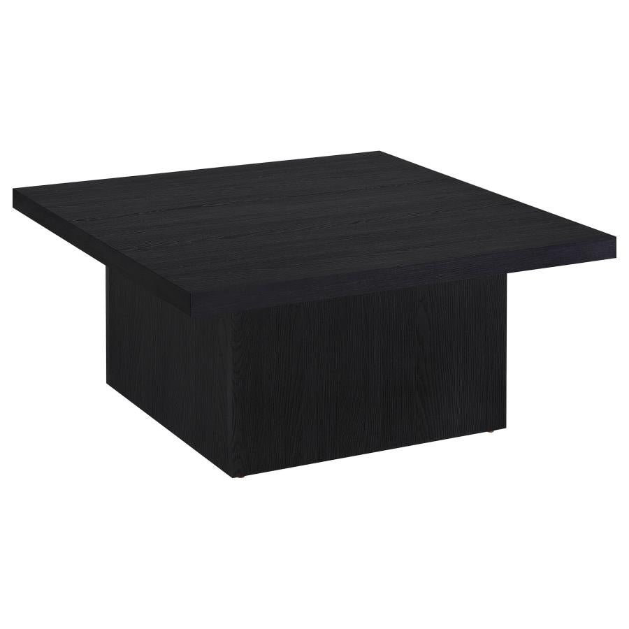 Home & Sleep Outlet - Devar 3-piece Square Cocktail Coffee End Table Set Black