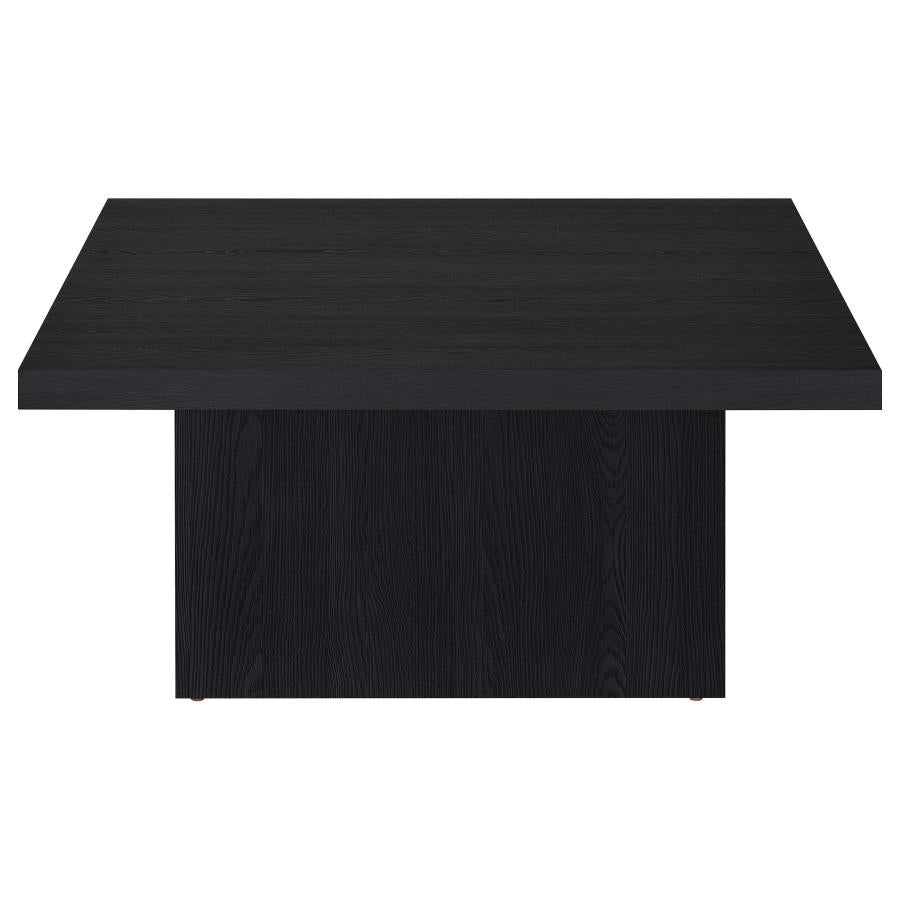 Home & Sleep Outlet - Devar 3-piece Square Cocktail Coffee End Table Set Black