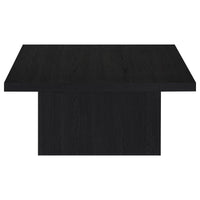 Devar 3-piece Square Cocktail Coffee End Table Set Black