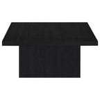 Home & Sleep Outlet - Devar 3-piece Square Cocktail Coffee End Table Set Black