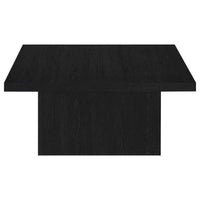 Devar Square Engineered Wood Cocktail Coffee Table Black