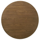 Franklin 3-piece Round Pedestal Coffee Table Set Dark Brown