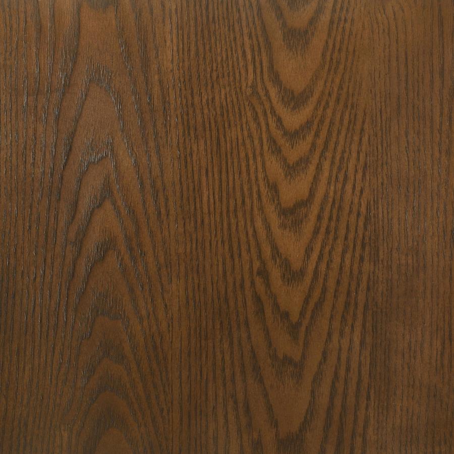 Home & Sleep Outlet - Franklin 36-inch Round Pedestal Coffee Table Dark Brown
