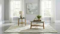 Bradley 2-Piece Round SmartTop Coffee Table Set Grey and Natural