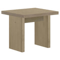 Home & Sleep Outlet - Decker Square Occasional Side End Table Natural Oak